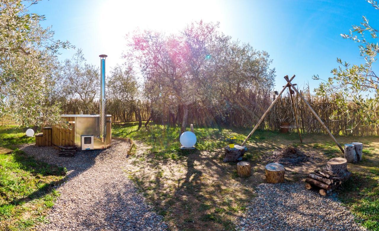2 Cuori E 1 Yurta Glamping In Tuscany - Adults Only Asciano Exteriör bild